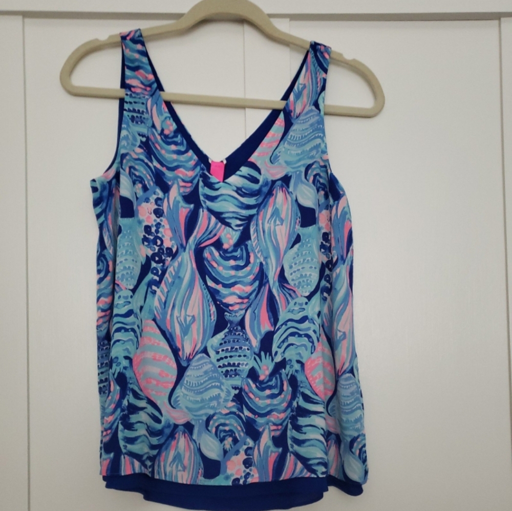 Lilly Pulitzer Reversible Florin Scale Up tank